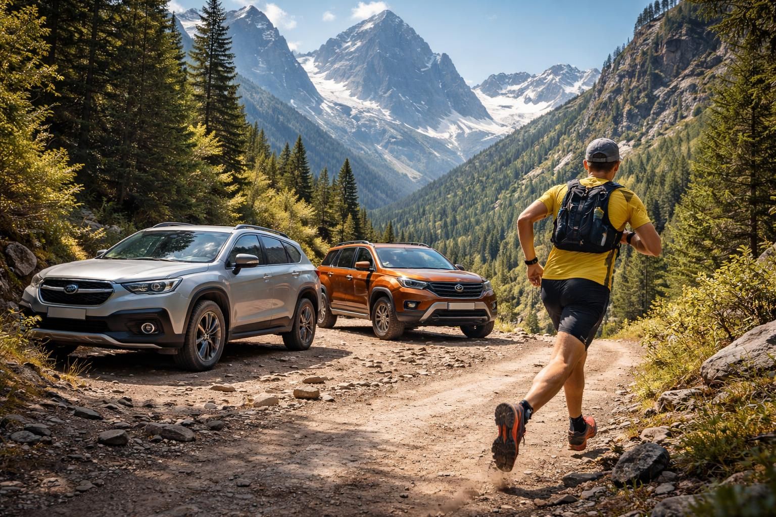 découvrez comment profiter de la course en montagne avec un accès facile grâce aux véhicules tout-terrain subaru outback et dacia duster, alliant performance et aventure.