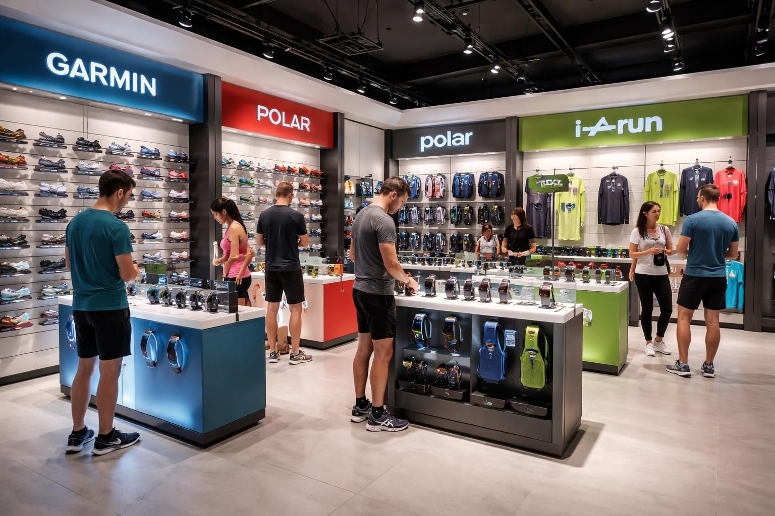 découvrez notre sélection d'équipements running et gps de marques garmin, polar et i-run boutique sport pour améliorer vos performances de course.