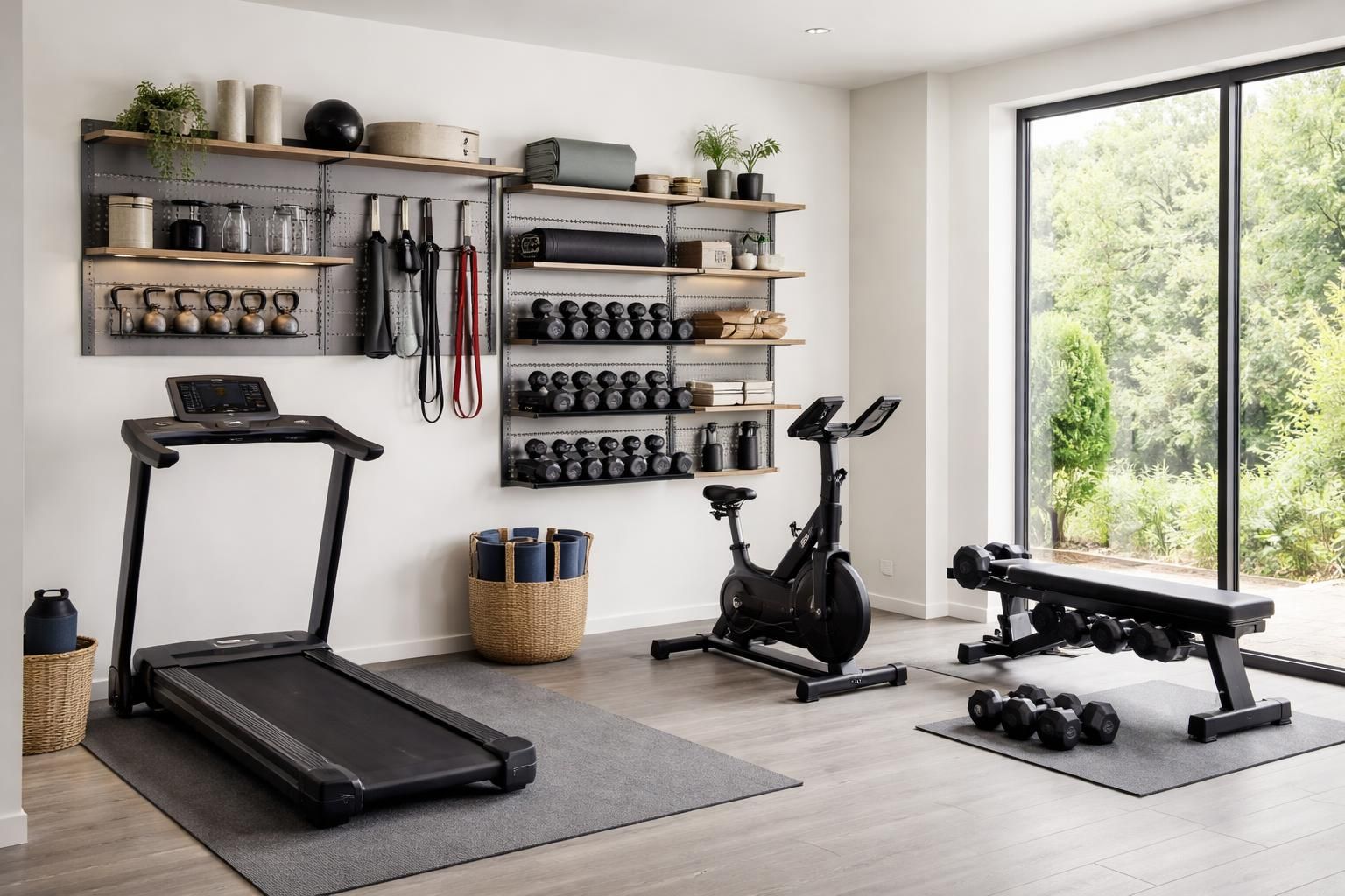 découvrez comment installer un espace fitness à domicile avec un revêtement adapté et des rangements muraux pratiques, grâce aux solutions leroy merlin pour un entraînement confortable et organisé.