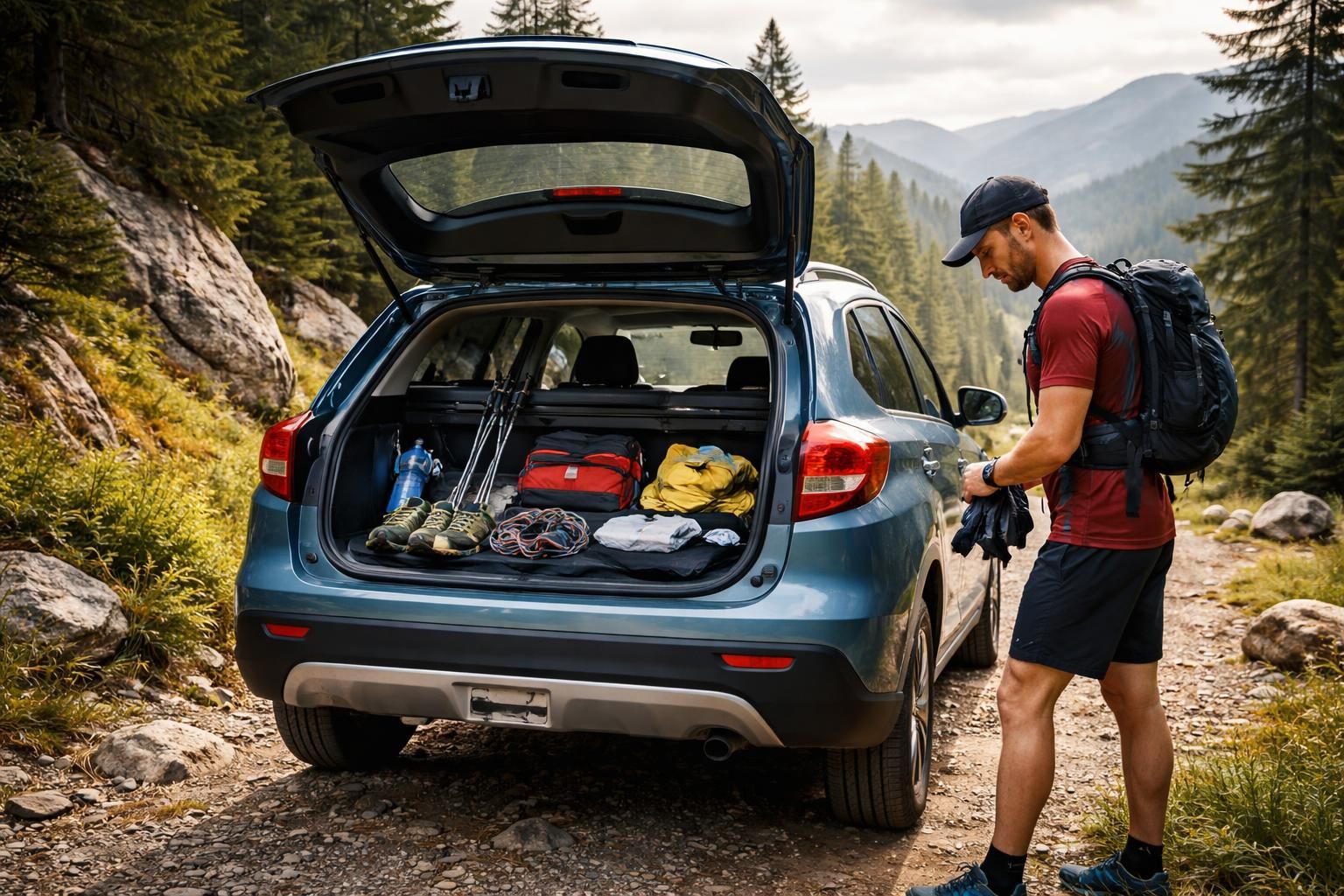 découvrez comment optimiser le transport de votre matériel de trail running dans votre mitsubishi asx ou suzuki vitara compact pour des aventures en plein air réussies.