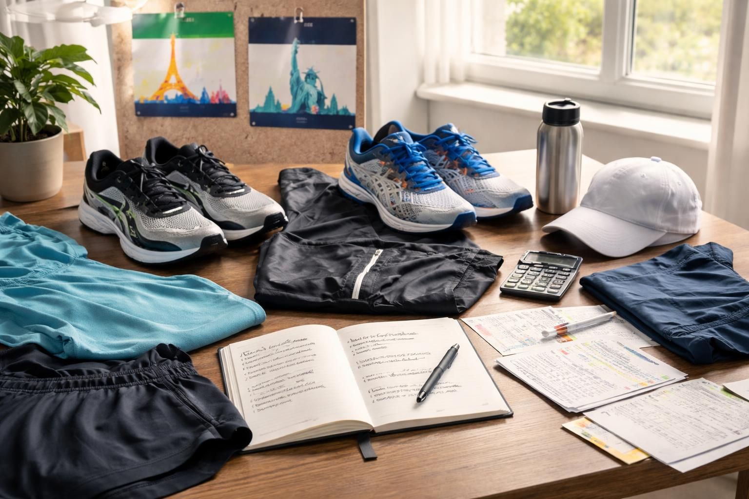 préparez votre budget running en intégrant l'achat d'équipements nike et asics ainsi que les inscriptions aux marathons de paris et new york pour une planification optimale.